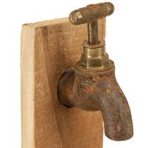 Produkt Doniczka Drewniana Fontanna Doniczka Optyka Naturalna Rdza Dł. 15,5 cm