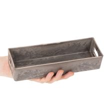 Produkt Kompaktowa, prostokątna taca, wszechstronne zastosowanie do dekoracji i sadzenia, 23 cm