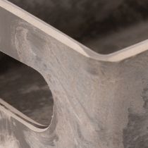 Produkt Kompaktowa, prostokątna taca, wszechstronne zastosowanie do dekoracji i sadzenia, 23 cm