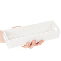 Produkt Taca prostokątna z uchwytami do przechowywania i dekoracji stołu, 32 cm