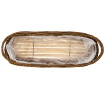 Produkt Kosz na rośliny z uchwytami, owalny brązowy 57/50/42cm, zestaw 3 szt.