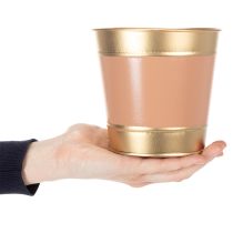 Produkt Doniczka metalowa/doniczka/saszetka, Ø13cm, wys.12cm, 4 sztuki
