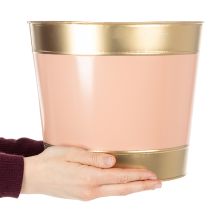 Produkt Doniczka metalowa/doniczka/saszetka, Ø26cm, wys. 22cm, 4 sztuki