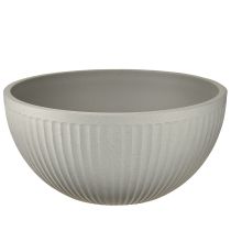 Produkt Doniczka plastikowa szara plamka z rowkami Ø30cm
