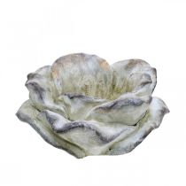 Kwiat róży do posadzenia, florystyka pogrzebowa, róża kamienna, dekoracja betonu Szary, Morelowy, Fioletowy Ø11cm L22cm H9cm
