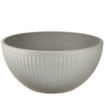 Produkt Doniczka na rośliny, plastik w kolorze szarym, Ø35 cm, wys.16,5 cm