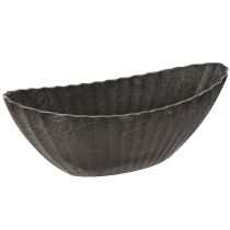 Produkt Donica z rowkami, łódka do sadzenia, antracyt, 24 cm
