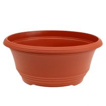 Produkt Miska plastikowa na rośliny Ø27cm okrągła terakota 3szt