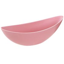 Produkt Plastikowa miska na kwiaty w kształcie łódki na rośliny różowa 28×9×9cm 3szt