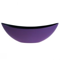 Produkt Ozdobna miska w kształcie łódki na rośliny fioletowa 38,5cm×12,5cm×13cm