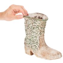 Produkt Doniczka kowbojska z motywem kwiatowym, 24 cm
