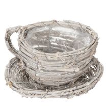 Produkt Filiżanka z naturalnego materiału o rustykalnym uroku do ekskluzywnej dekoracji wnętrz 13 cm