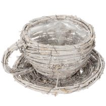 Produkt Filiżanka z naturalnego materiału o rustykalnym uroku do ekskluzywnej dekoracji wnętrz 13 cm