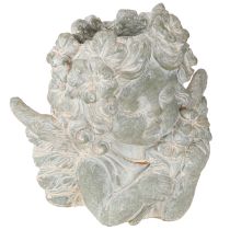 Produkt Doniczka aniołek odlewana kamienna figurka grobowa 19,5×12×19,5cm