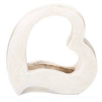 Produkt Ozdoba w kształcie serca do nasadzeń i kompozycji kwiatowych, otwarta konstrukcja, nowoczesny kształt serca, 19 cm