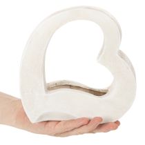 Produkt Ozdoba w kształcie serca do nasadzeń i kompozycji kwiatowych, otwarta konstrukcja, nowoczesny kształt serca, 19 cm