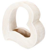 Produkt Ozdoba w kształcie serca do nasadzeń i kompozycji kwiatowych, otwarta konstrukcja, nowoczesny kształt serca, 19 cm