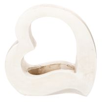 Produkt Ozdoba w kształcie serca do nasadzeń i kompozycji kwiatowych, otwarta konstrukcja, nowoczesny kształt serca, 19 cm