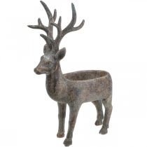 Doniczka dekoracyjna jeleń doniczka z reniferem wys. 39,5 cm