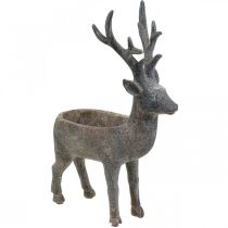 Doniczka dekoracyjna jeleń doniczka z reniferem wys. 39,5 cm