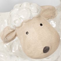 Produkt Doniczka ceramiczna w kształcie owcy, dekoracyjna miska na rośliny do ogrodu i domu, 2 sztuki