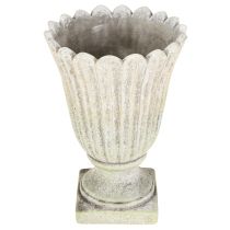 Produkt Doniczka z odlewu kamiennego trofeum w stylu antycznym szara Ø17,5cm wys.25cm