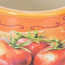 Produkt Zestaw doniczek na pomidory, ceramiczne doniczki dekoracyjne do kuchni i wystroju retro, 14 cm, zestaw 3 sztuk