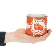 Produkt Dekoracyjne ceramiczne doniczki z motywem pomidora, stanowiące stylowy dodatek do domu, 14 cm, zestaw 3 szt.