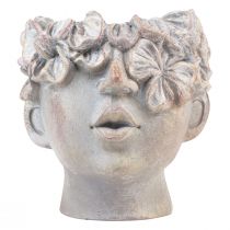 Produkt Popiersie doniczki z twarzą w kształcie betonu, wys. 14 cm