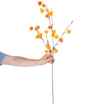 Produkt Sztuczna roślina w kształcie lampionu chińskiego, gałązka Physalis z kwiatami, 95 cm