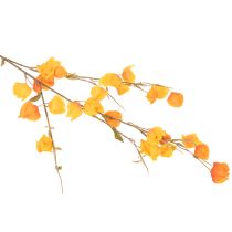 Produkt Sztuczna roślina w kształcie lampionu chińskiego, gałązka Physalis z kwiatami, 95 cm