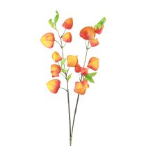 Sztuczny kwiat pomarańczowy kwiat latarniowy Physalis dekoracyjne jedwabne kwiaty 93cm 2szt