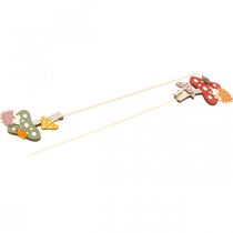 Produkt Kwiatowy patyczek Muchomor czerwony dekoracja Jeż jesienna dekoracja 8cm 12 szt