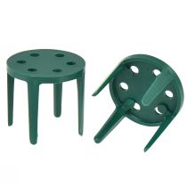 Produkt Uchwyt na kompozycje kwiatowe Pinholder do pianki kwiatowej zielony 3cm 50 szt