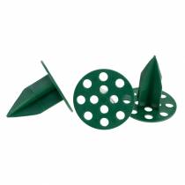 Produkt Świecznik plastikowy Pini Extra OASIS® zielony Ø4,7cm 50 szt