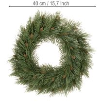 Produkt Wieniec sztuczny z gałązek sosnowych z szyszkami, 40cm