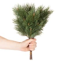 Produkt Sztuczna gałązka sosnowa dekoracyjna do kompozycji 39cm 6szt.