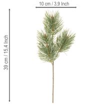 Produkt Sztuczna gałązka sosnowa dekoracyjna do kompozycji 39cm 6szt.