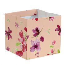 Produkt Torba papierowa 12cm x 12cm różowa z wzorem 8szt.