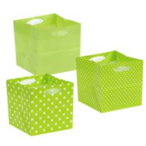 Worek foliowy 12cm x 12cm x 12cm zielony sort. 12szt