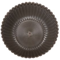 Produkt Miska żebrowana, antracytowa, dekoracyjna, okrągła, 15cm, 2 sztuki