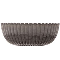 Produkt Miska okrągła, ryflowana, dekoracyjna do kompozycji kwiatowych, 20 cm, 2 sztuki