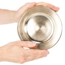 Produkt Małe okrągłe błyszczące talerze dekoracyjne, 17 cm, 6 szt.