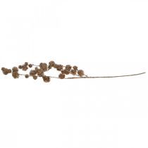 Produkt Dekoracyjna gałąź platan z owocami Jesienna dekoracja Sztuczny platan brązowy L82cm Ø2-4cm