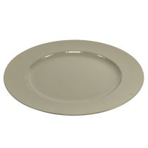 Produkt Płytka ładowarki Ø33cm w kolorze platynowo-szarym