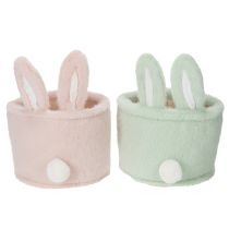Produkt Wielkanocny koszyczek do przechowywania prezentów i salonu w kształcie króliczka 18cm 2 szt.