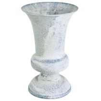 Produkt Wazon Kielich Projekt Antyczny Biały Niebieski Ø16,5cm H24cm