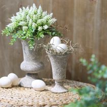 Produkt Wazon metalowy antyczny dekoracyjny rustykalny Ø16,5 wys. 24 cm