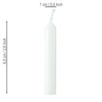 Produkt Świece lalkowe 10mm Świece Wiedemann białe 65/10 50 sztuk