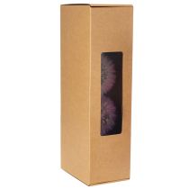 Produkt Dekoracja z mniszka lekarskiego, suszony kwiat, stabilizowany i barwiony, delikatny, trwały, 12 cm, 4 sztuki